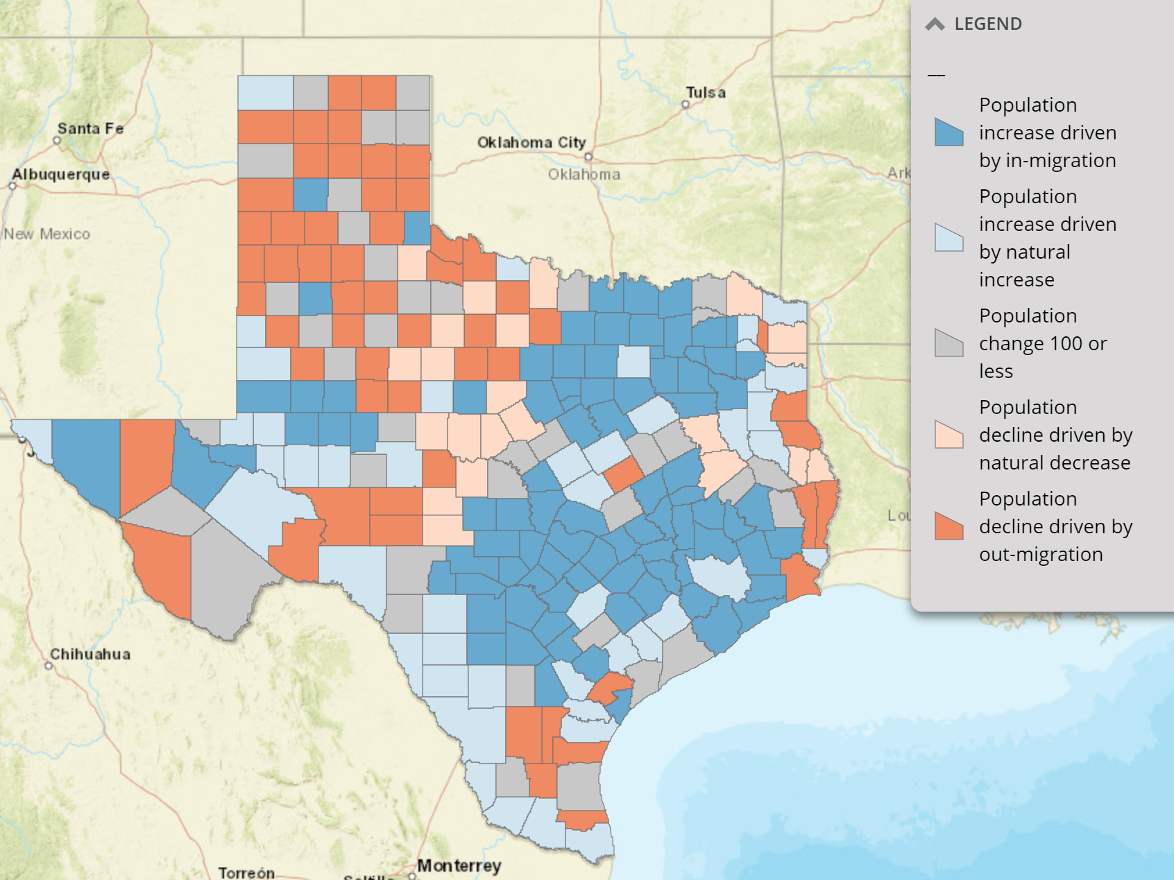 MapBased Census Resources Texas Counts