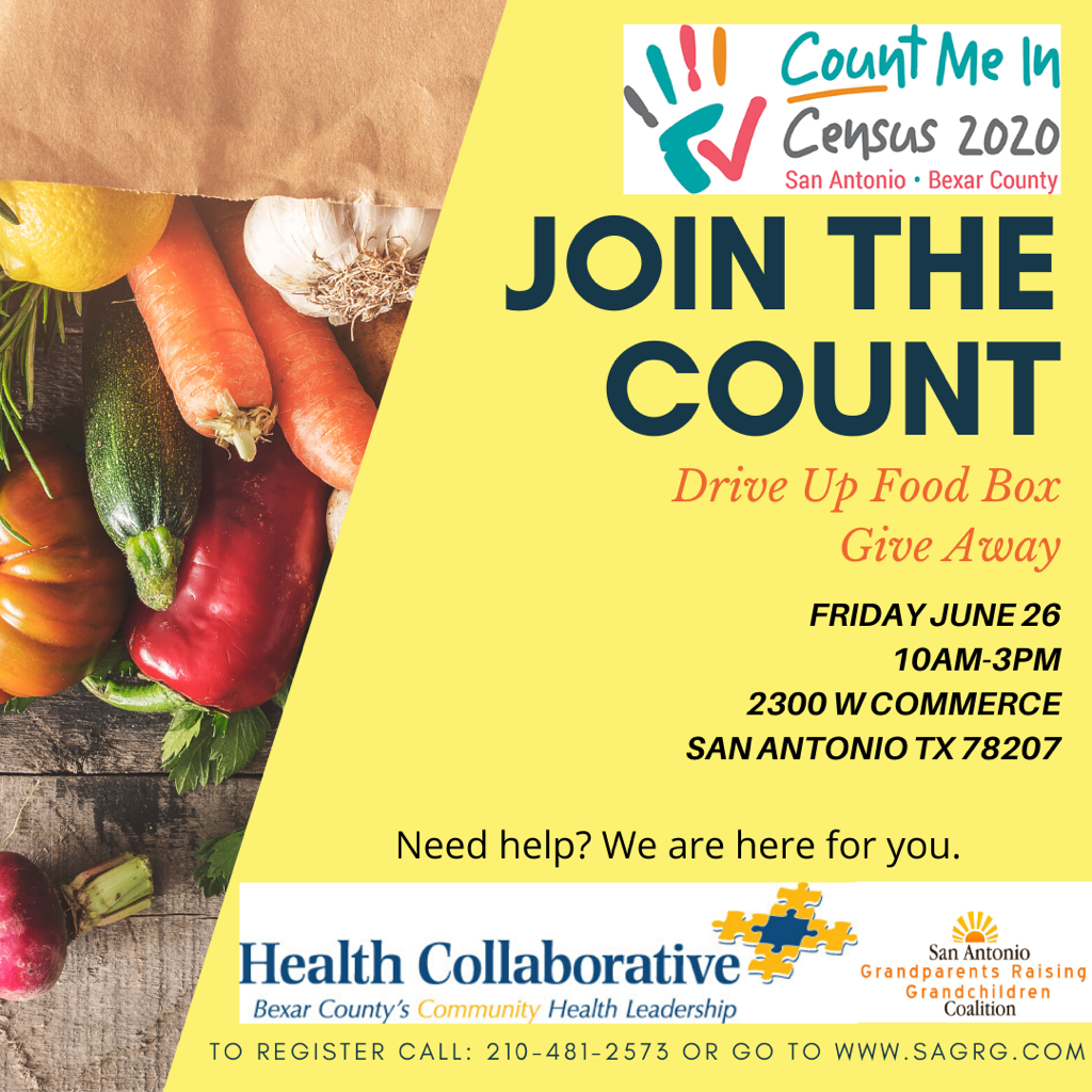 Join the Count Drive-Up Food Box Giveaway – Texas Counts